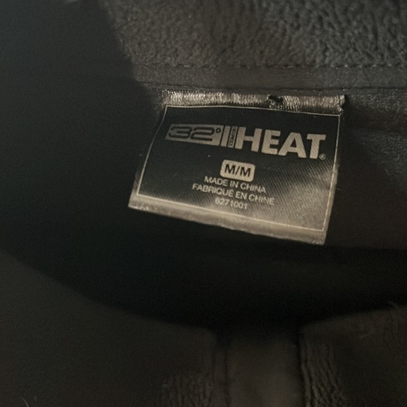 Funnel Neck Polar Fleecy Button Up Pullover Sweater front pocket cozy fleece - Picture 4 of 5